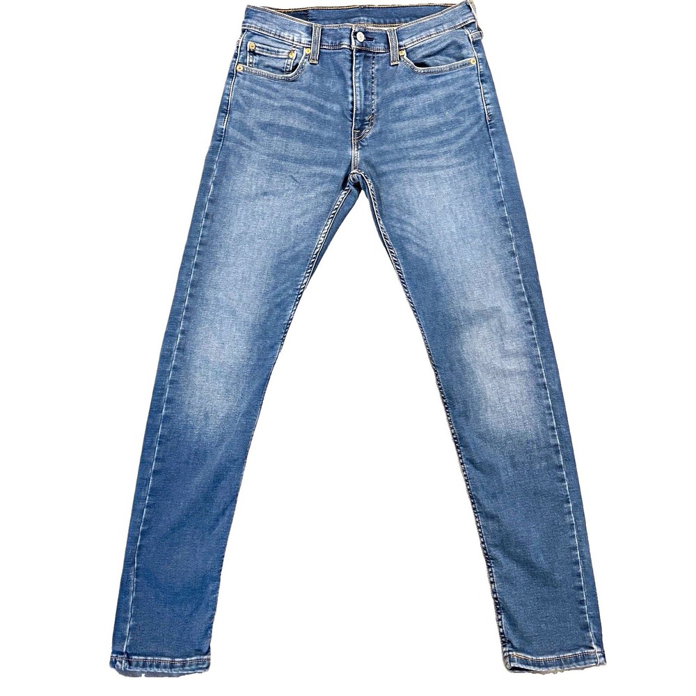 Levis 512 Mens Jeans 30x32 Blue Medium Wash Slim Taper Stretch Denim Pants 30x32
